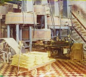 Cotton Textile Mill Interior, Probably in Tashkent